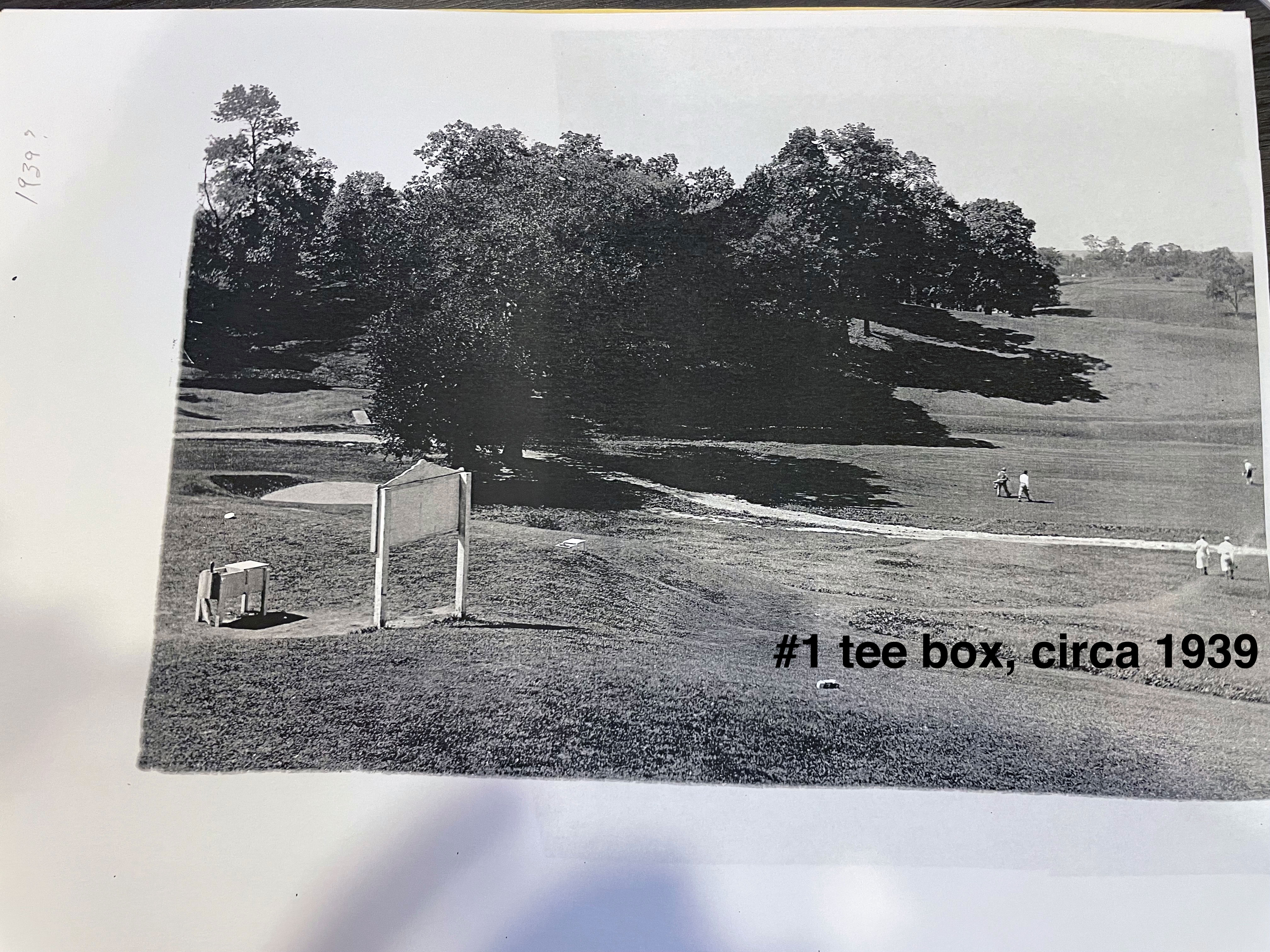 #1 tee box Circa 1939