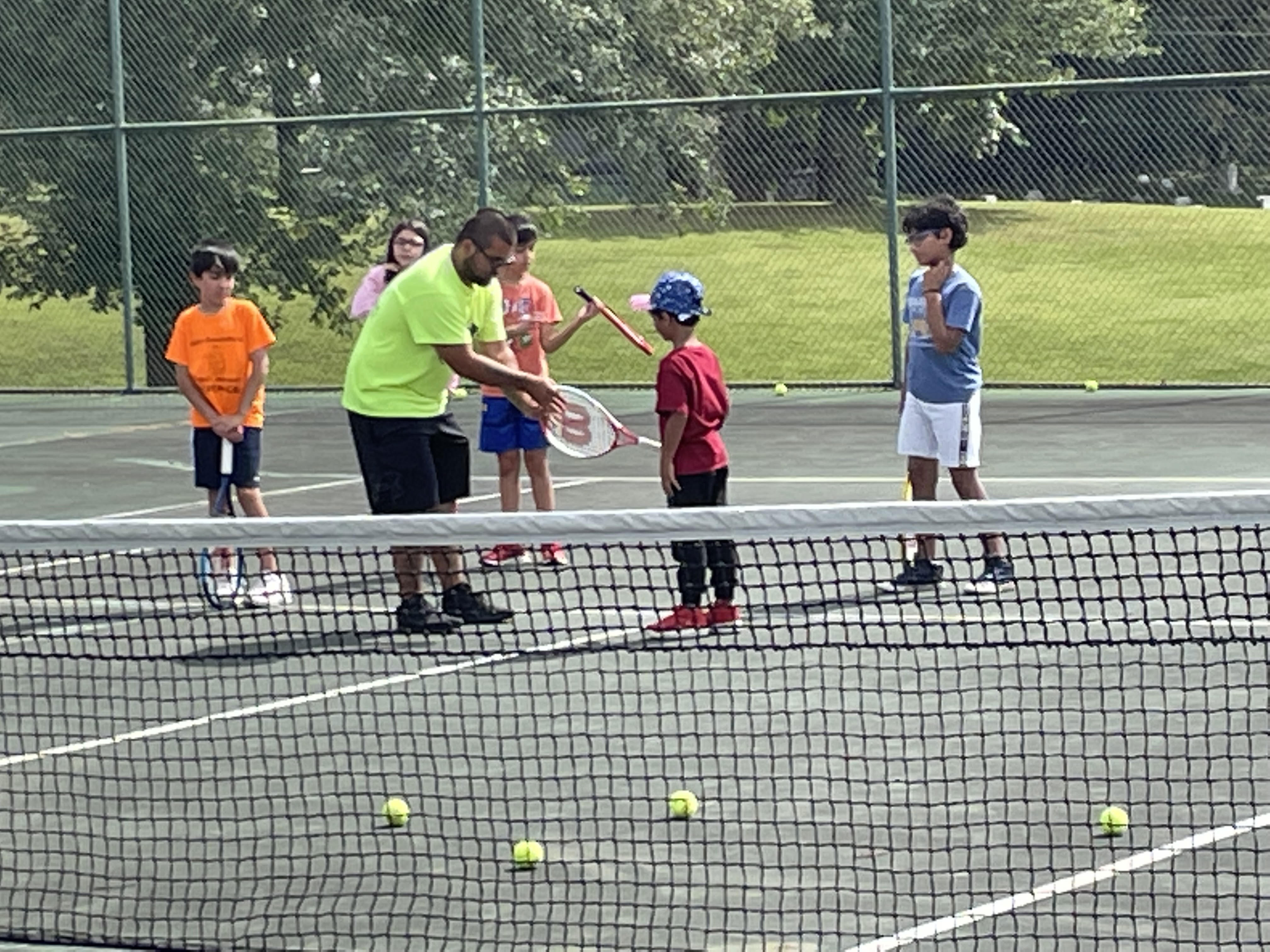Youth tennis clinic